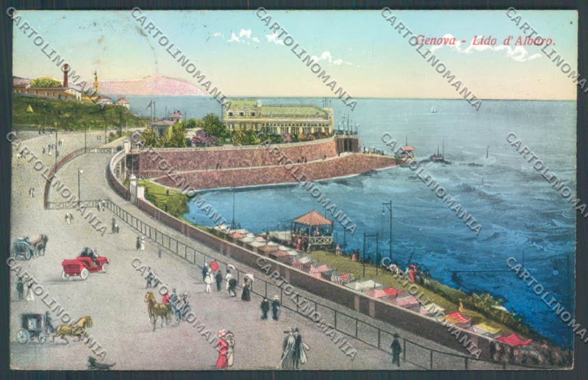 Genova Lido d'Albaro cartolina ZT3753 – fronte
