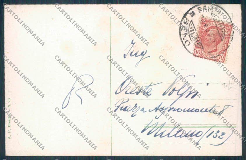 Genova Lido d'Albaro cartolina ZT3753 – retro