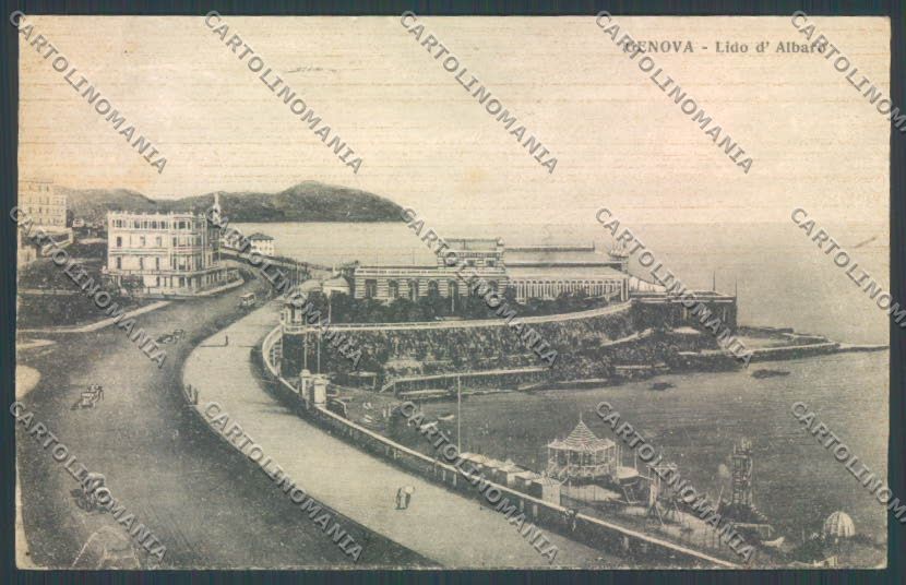 Genova Lido d'Albaro cartolina ZT3761 – fronte