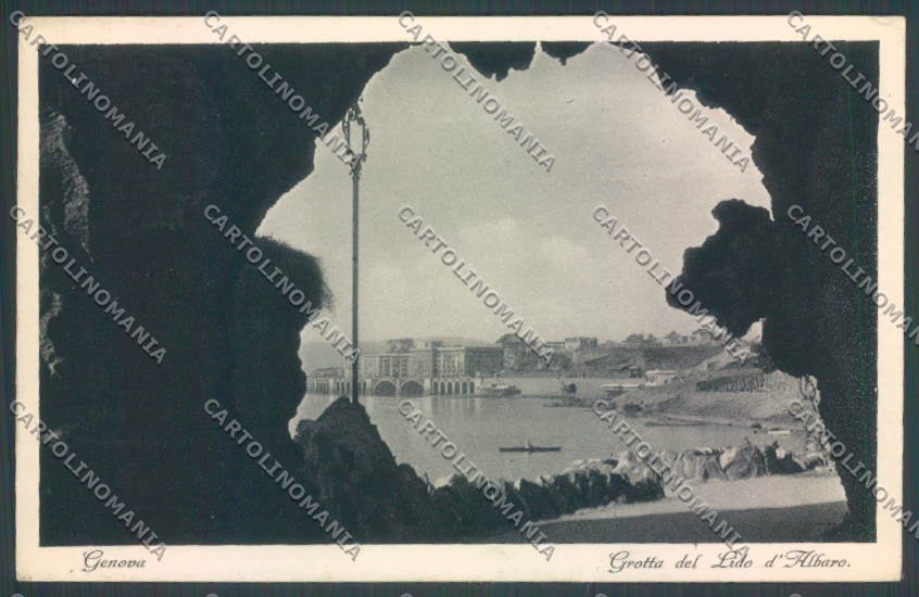 Genova Lido d'Albaro cartolina ZT3765 – fronte