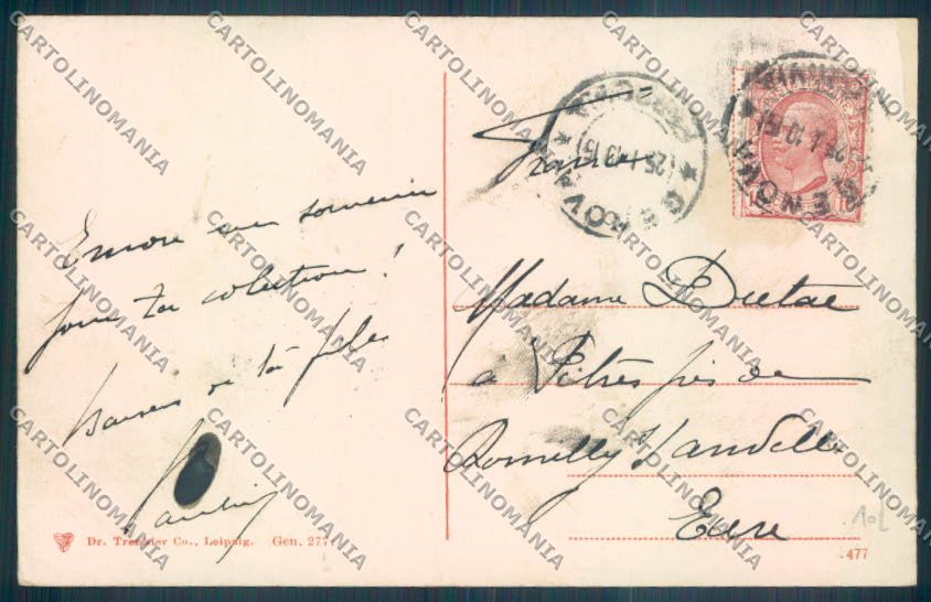 Genova Lido d'Albaro cartolina ZT3768 – retro
