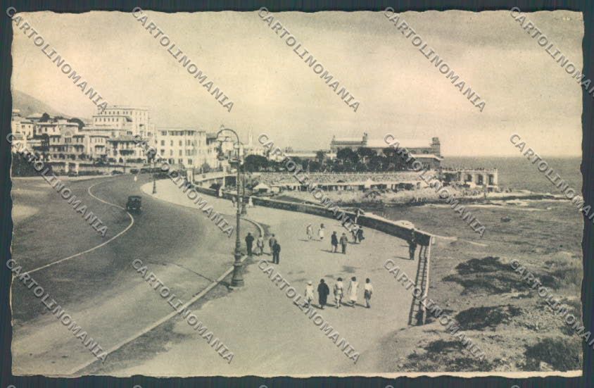 Genova Lido d'Albaro PIEGA cartolina ZT3773 – fronte
