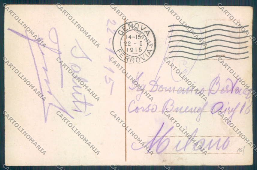 Genova Lido d'Albaro cartolina ZT3777 – retro
