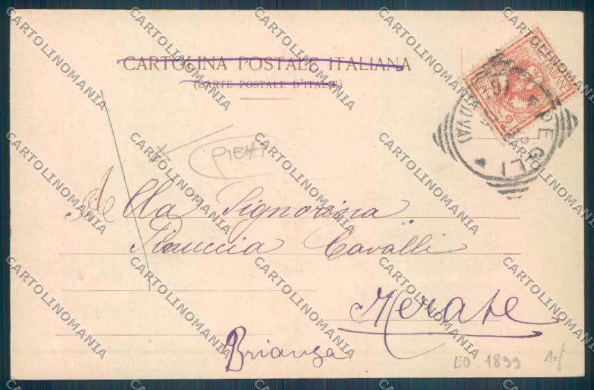 Genova Cornigliano PIEGA cartolina ZT3789 – retro