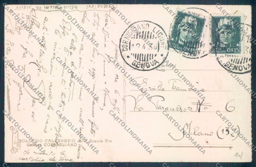 Genova Cornigliano cartolina ZT3795 – retro