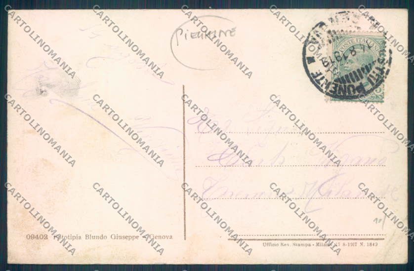 Genova Cornigliano PIEGHINE cartolina ZT3808 – retro