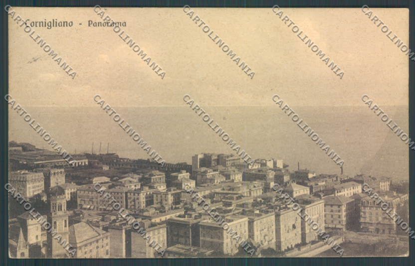 Genova Cornigliano PIEGA cartolina ZT3838 – fronte