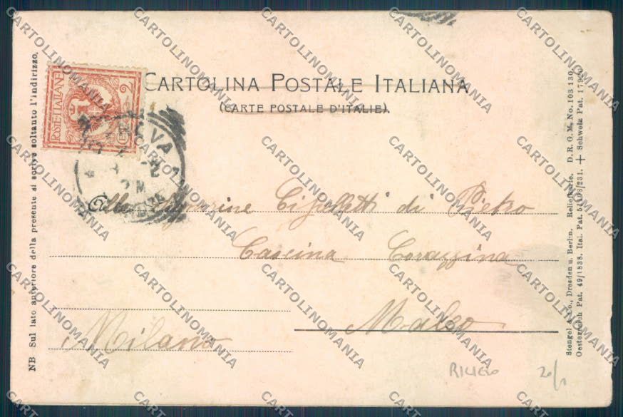 Genova Cornigliano Rilievo cartolina ZT3839 – retro