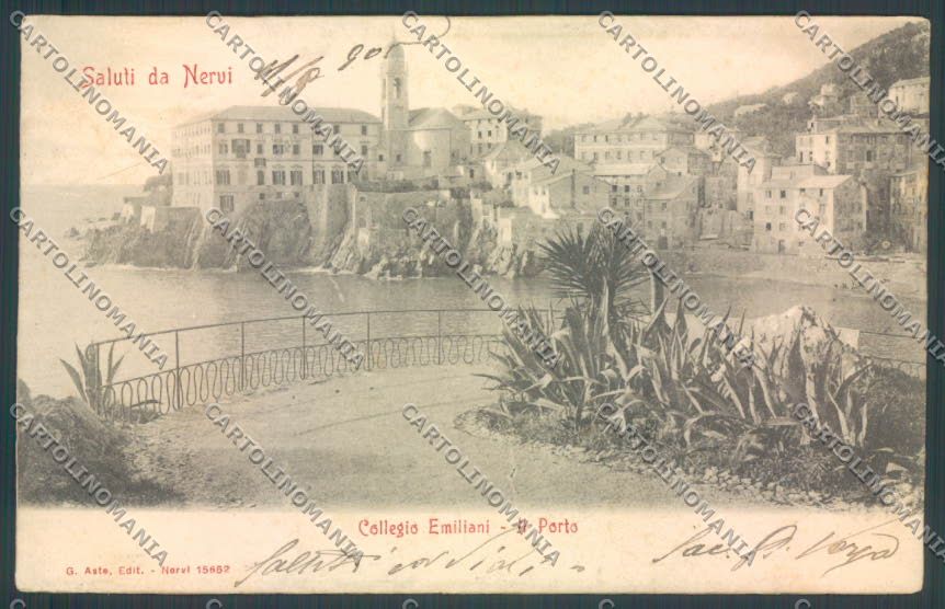 Genova Nervi cartolina ZT3853 – fronte