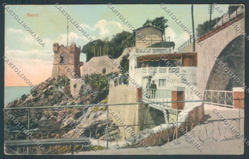 Genova Nervi PIEGHINE cartolina ZT3855 – fronte