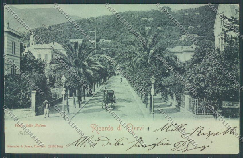 Genova Nervi cartolina ZT3856 – fronte
