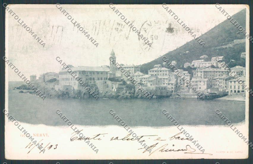 Genova Nervi cartolina ZT3860 – fronte