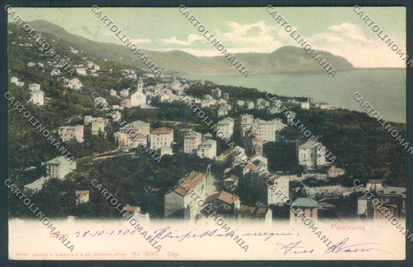 Genova Nervi cartolina ZT3863 – fronte