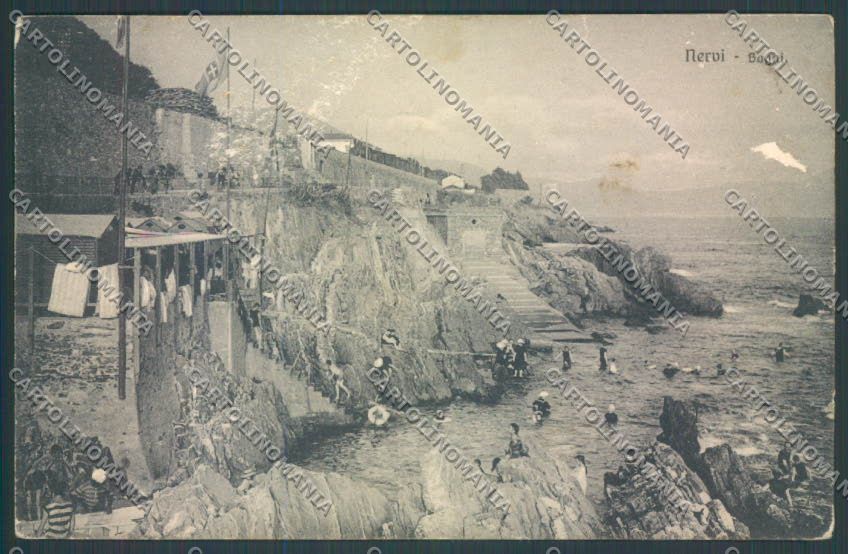 Genova Nervi ABRASA cartolina ZT3864 – fronte