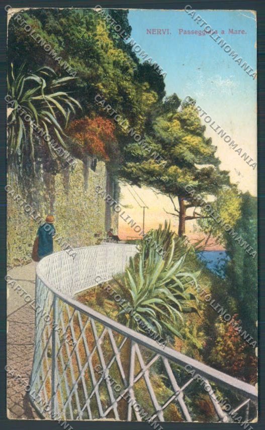 Genova Nervi cartolina ZT3870 – fronte