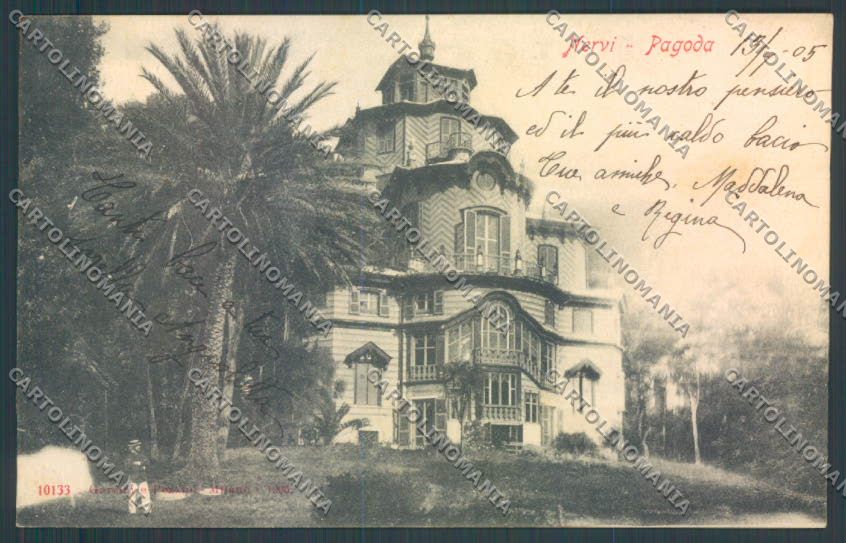 Genova Nervi cartolina ZT3871 – fronte