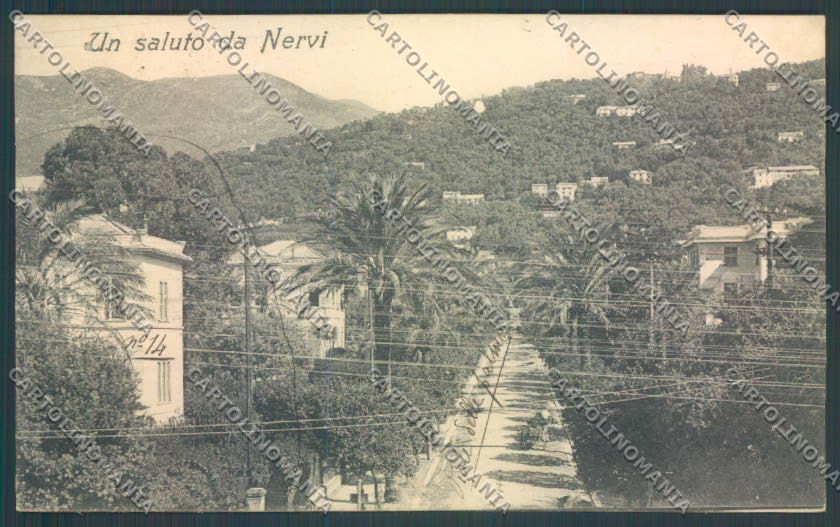 Genova Nervi cartolina ZT3876 – fronte