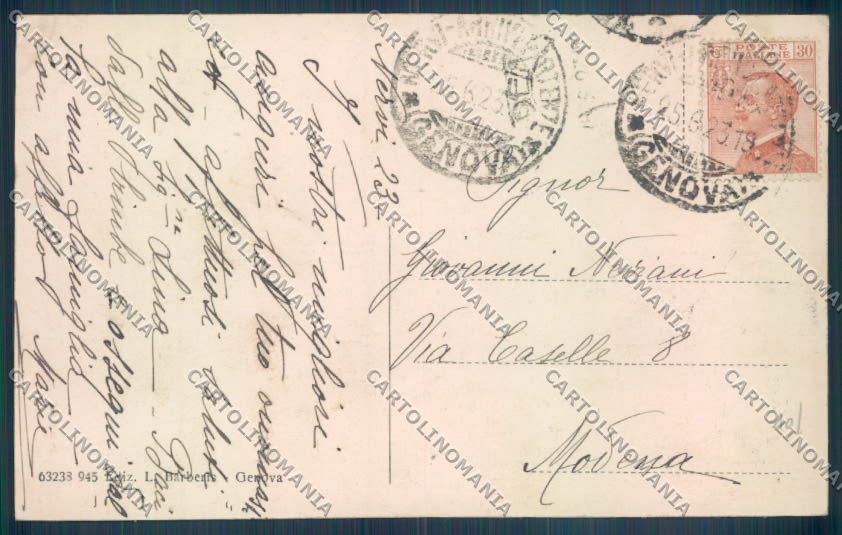 Genova Nervi cartolina ZT3876 – retro