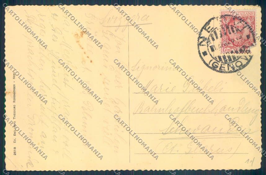 Genova Nervi cartolina ZT3877 – retro