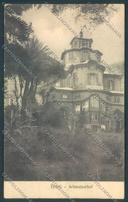 Genova Nervi PIEGATA cartolina ZT3878 – fronte