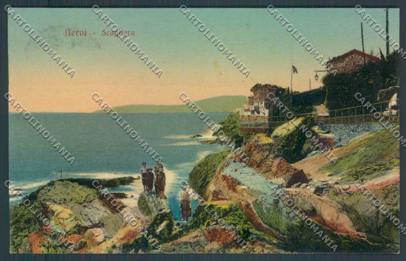 Genova Nervi cartolina ZT3881 – fronte