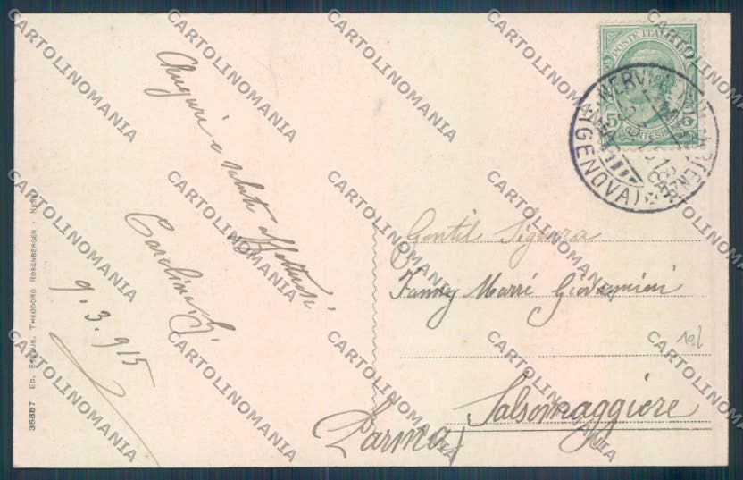 Genova Nervi cartolina ZT3881 – retro