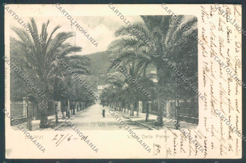 Genova Nervi cartolina ZT3882 – fronte