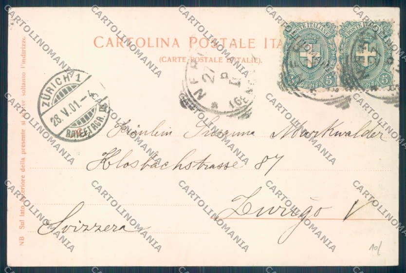 Genova Nervi cartolina ZT3882 – retro