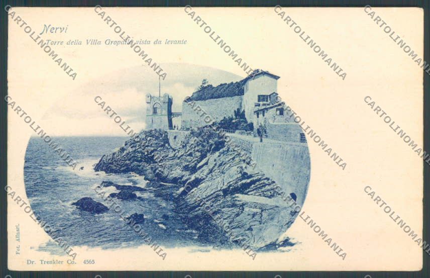 Genova Nervi cartolina ZT3885 – fronte