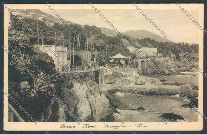 Genova Nervi cartolina ZT3891 – fronte