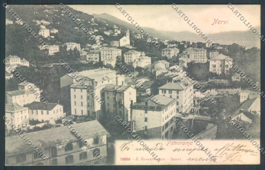 Genova Nervi cartolina ZT3896 – fronte