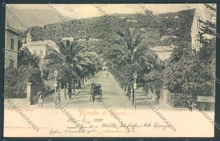 Genova Nervi cartolina ZT3898 – fronte