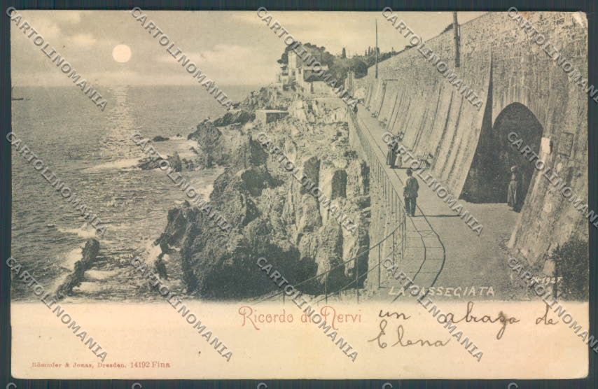 Genova Nervi cartolina ZT3903 – fronte