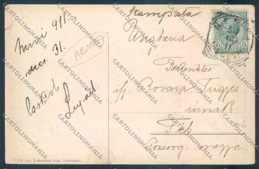 Genova Nervi ABRASA cartolina ZT3910 – retro