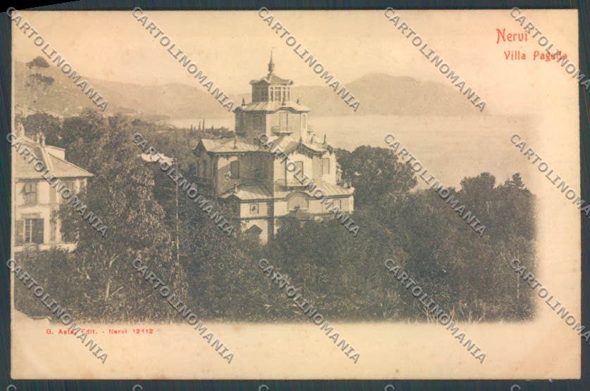 Genova Nervi cartolina ZT3911 – fronte