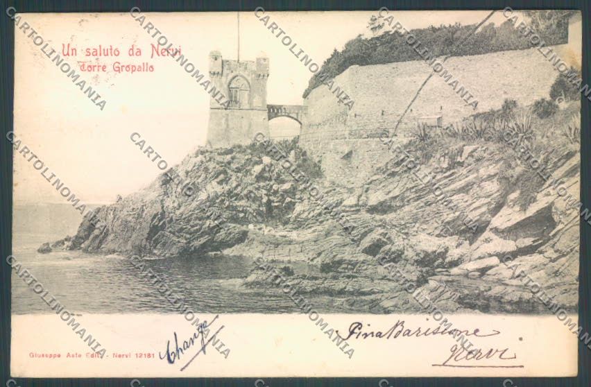 Genova Nervi cartolina ZT3917 – fronte
