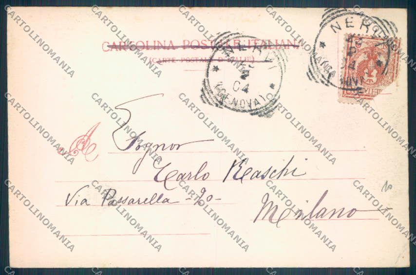 Genova Nervi cartolina ZT3917 – retro