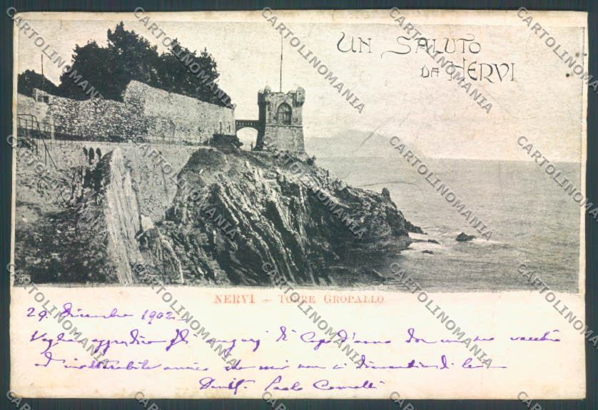 Genova Nervi STRAPPINO cartolina ZT3918 – fronte