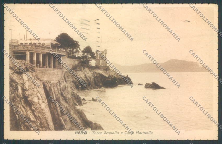 Genova Nervi PIEGA cartolina ZT3920 – fronte