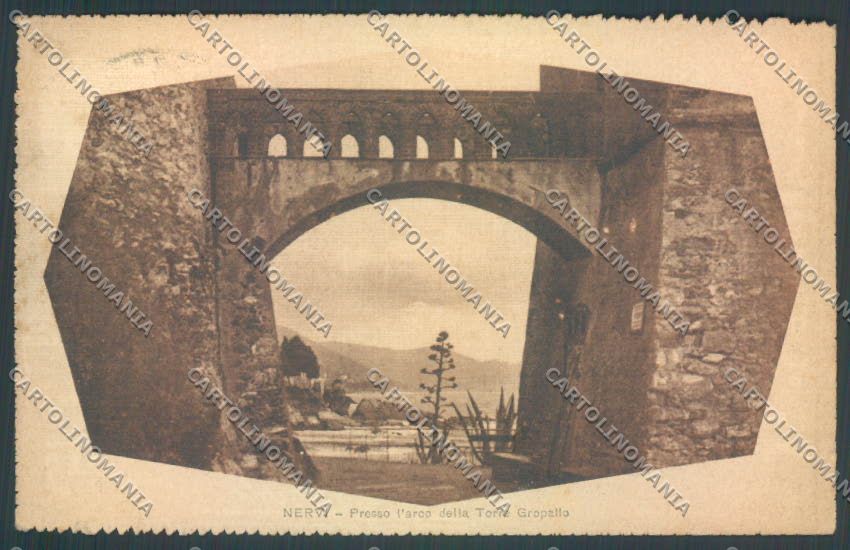 Genova Nervi cartolina ZT3921 – fronte