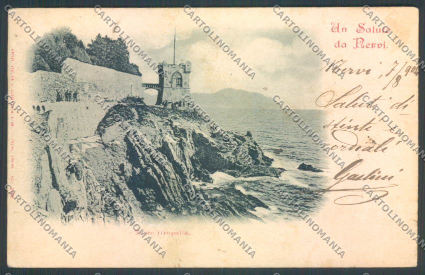 Genova Nervi cartolina ZT3924 – fronte