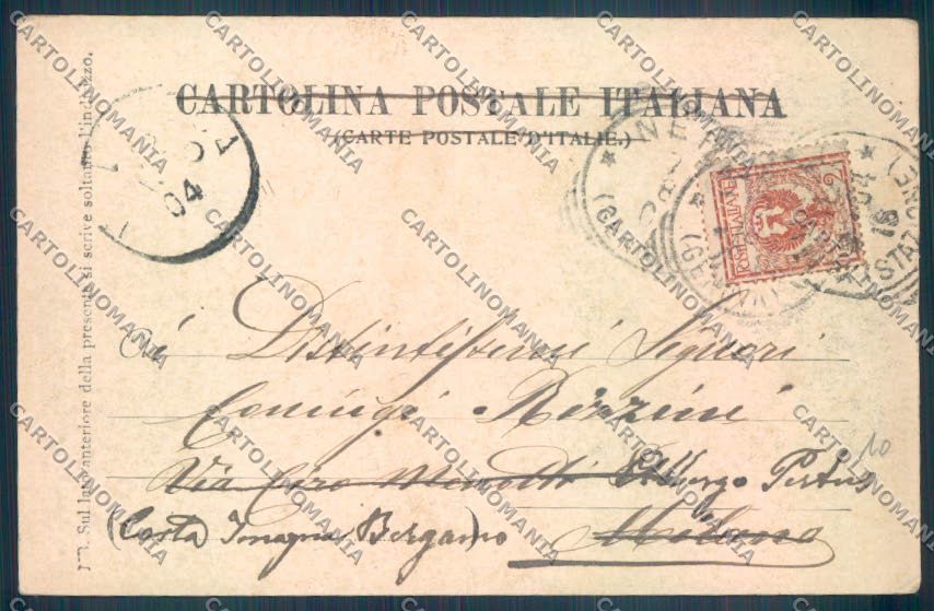 Genova Nervi cartolina ZT3924 – retro