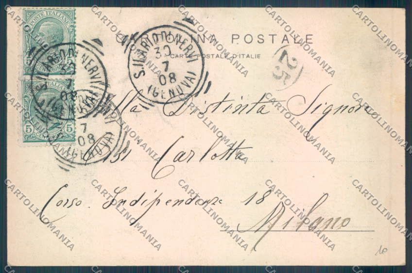 Genova Nervi cartolina ZT3932 – retro