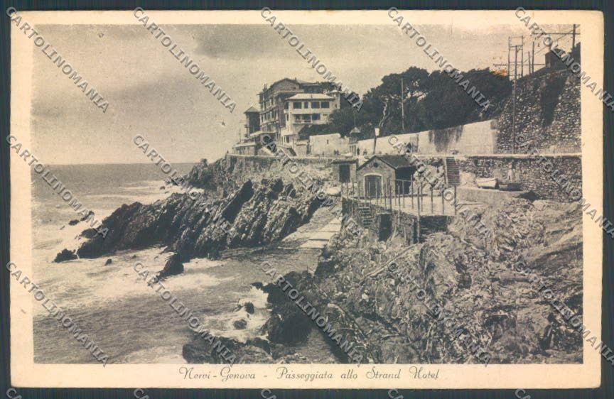 Genova Nervi PIEGHE cartolina ZT3936 – fronte