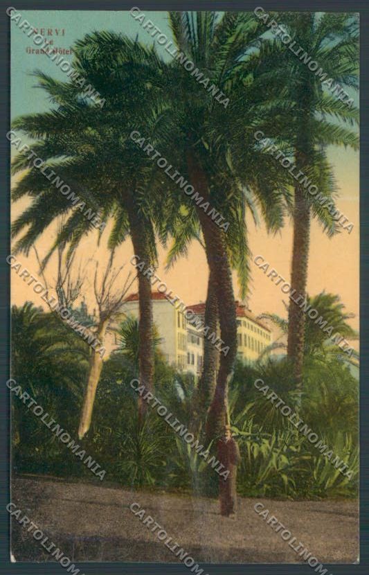 Genova Nervi PIEGHE cartolina ZT3937 – fronte