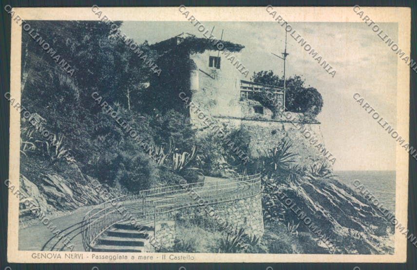 Genova Nervi cartolina ZT3940 – fronte