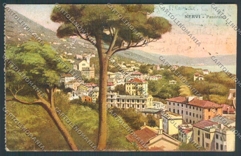Genova Nervi cartolina ZT3945 – fronte