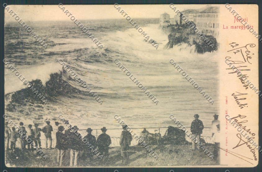 Genova Nervi PIEGHINE cartolina ZT3948 – fronte