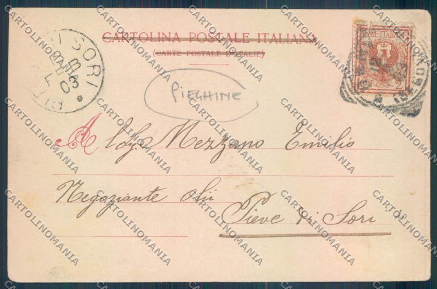 Genova Nervi PIEGHINE cartolina ZT3948 – retro