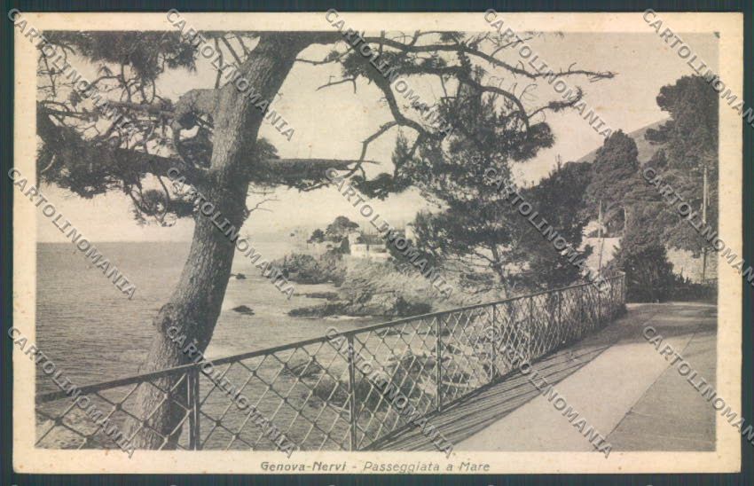 Genova Nervi cartolina ZT3949 – fronte